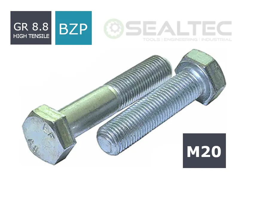m20 hex bolts